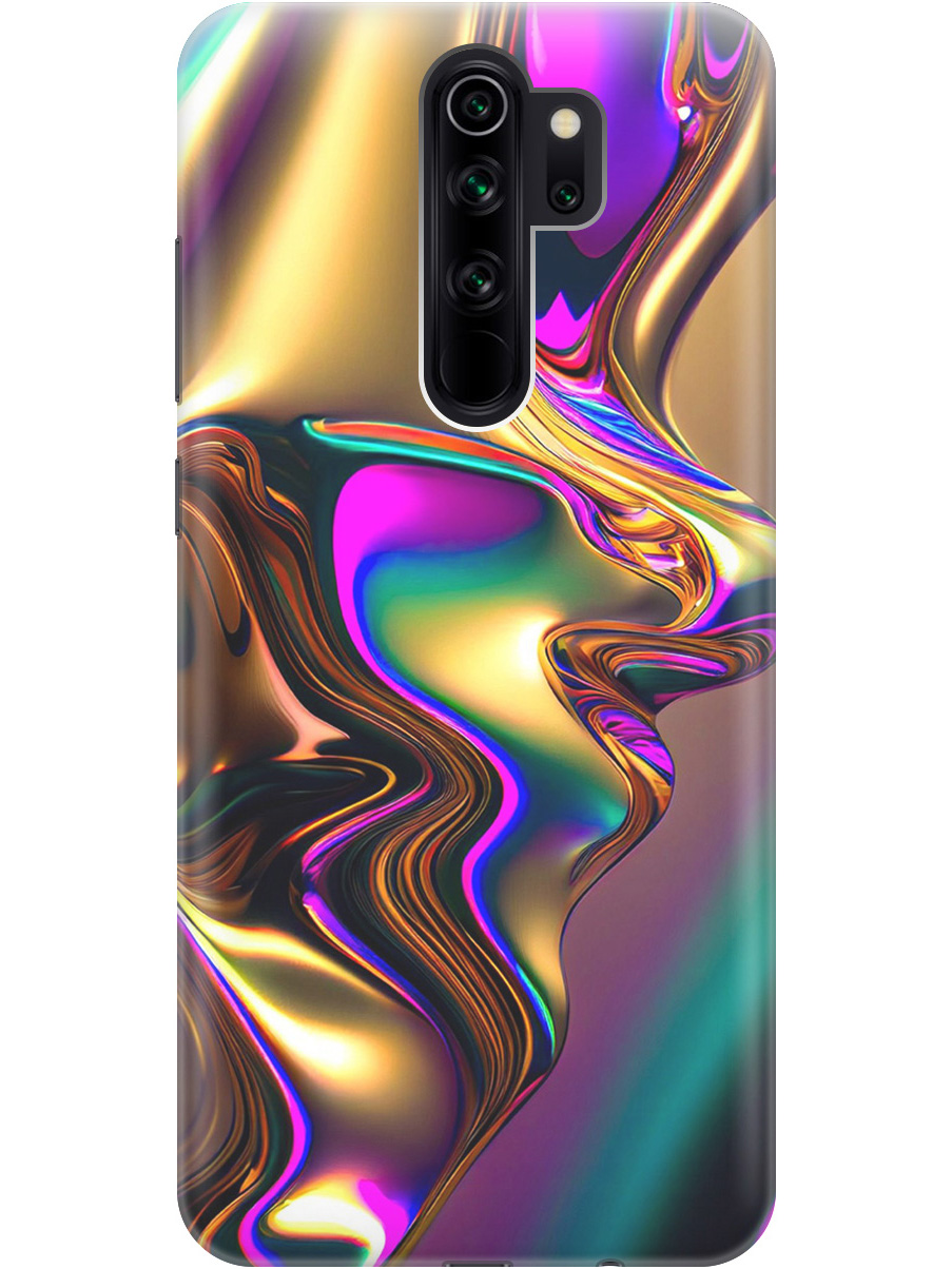 

Силиконовый чехол на Xiaomi Redmi Note 8 Pro с принтом "Золотистая абстракция", Прозрачный;золотистый;фиолетовый, 721936331