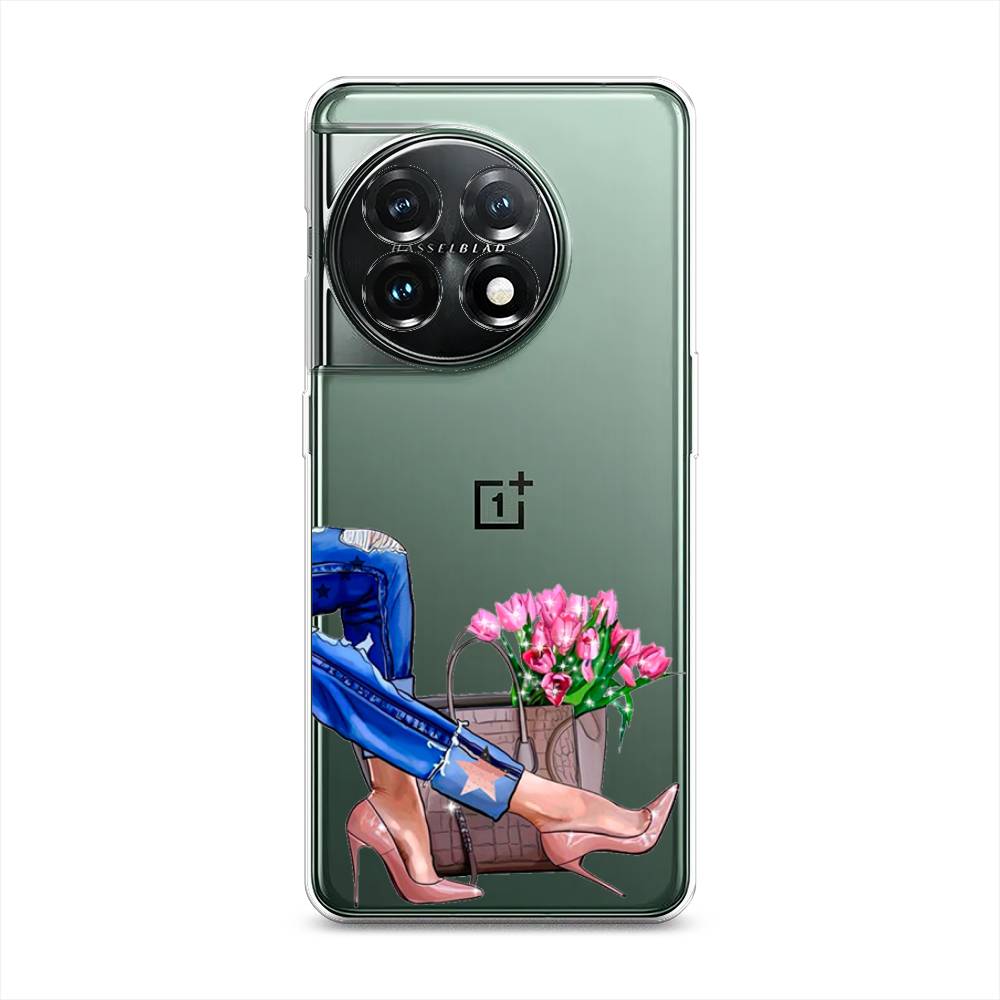 

Чехол Awog на OnePlus 11 "Каблучки", Синий, 153650-7