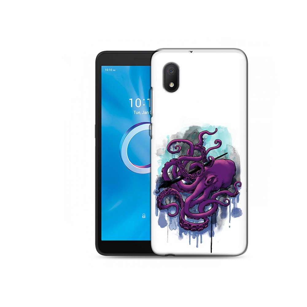 

Чехол MyPads Tocco для Alcatel 1B 5002H фиолетовый осьминог (PT227135.663.658), Tocco