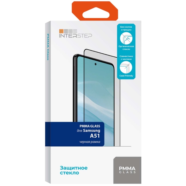 

Защитное стекло InterStep для A51 Black frame, для A51 Black frame