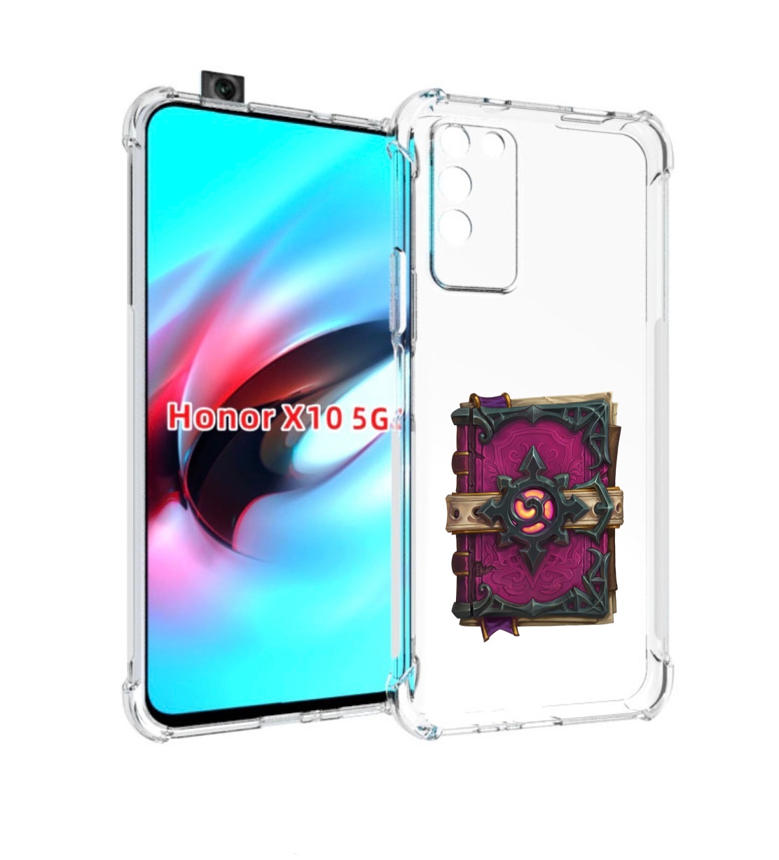 

Чехол MyPads Hearthstone для Honor X10, Прозрачный, Tocco