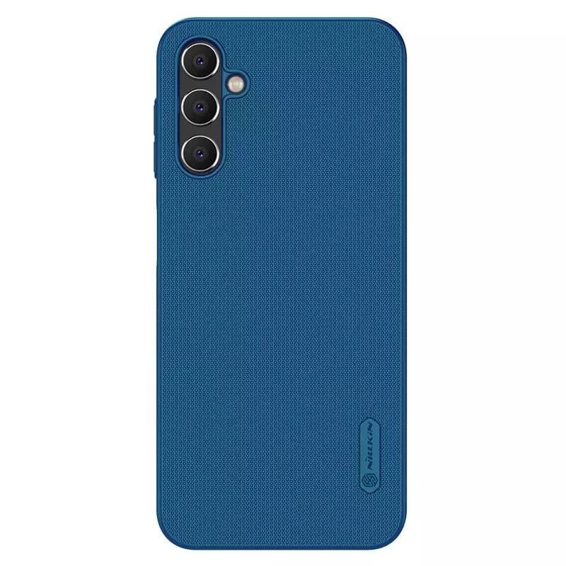 

Чехол Nillkin Super Frosted Shield для Samsung Galaxy A14 матовый, синий, Super Frosted Shield