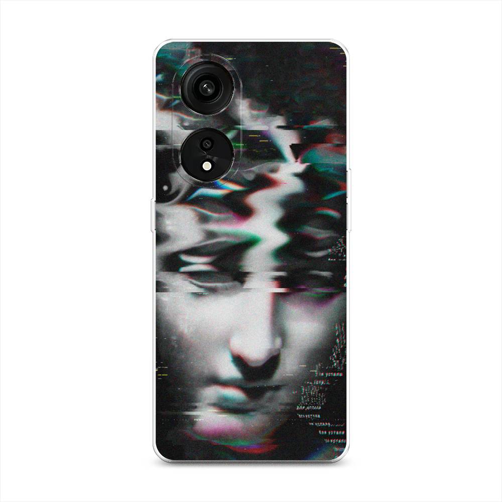 

Чехол Awog на Oppo Reno 8T 5G "Glitch Art", Серый, 2513150-9