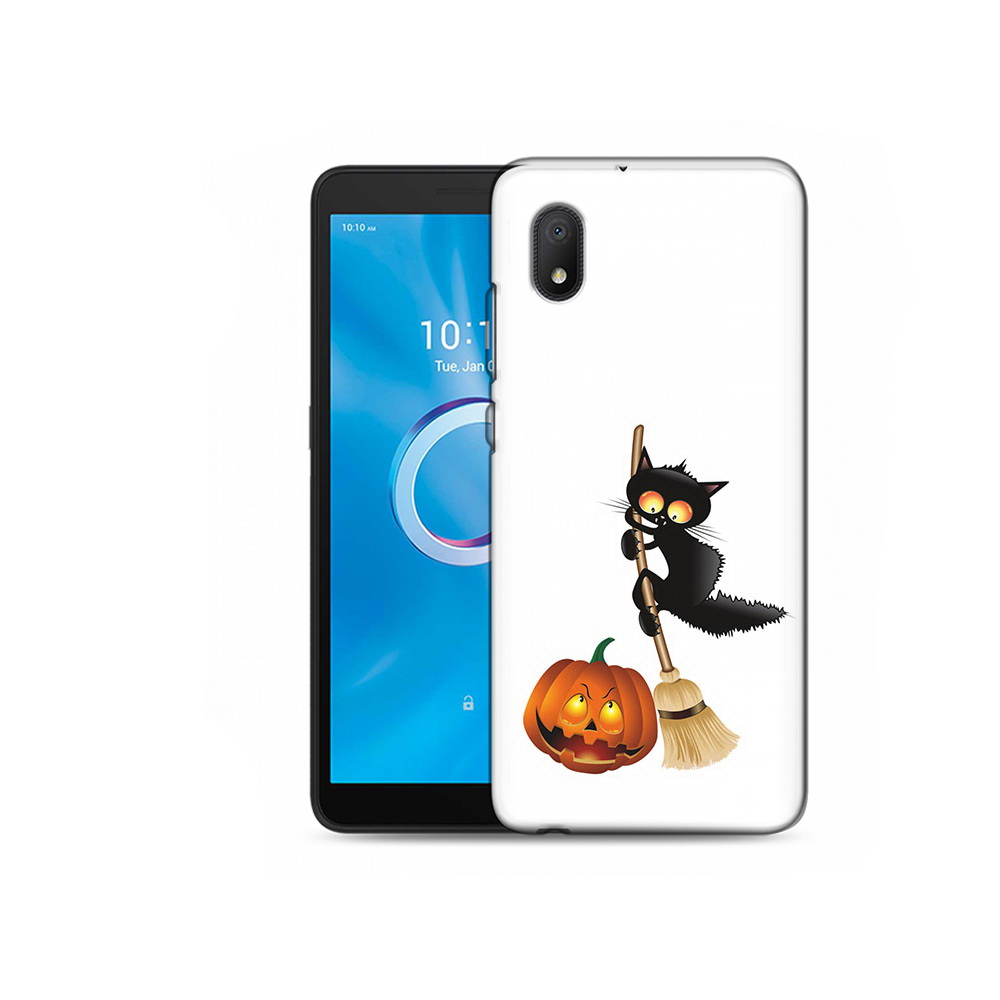 

Чехол MyPads Tocco для Alcatel 1B 5002H хэлуинский котик (PT227135.663.667), Tocco
