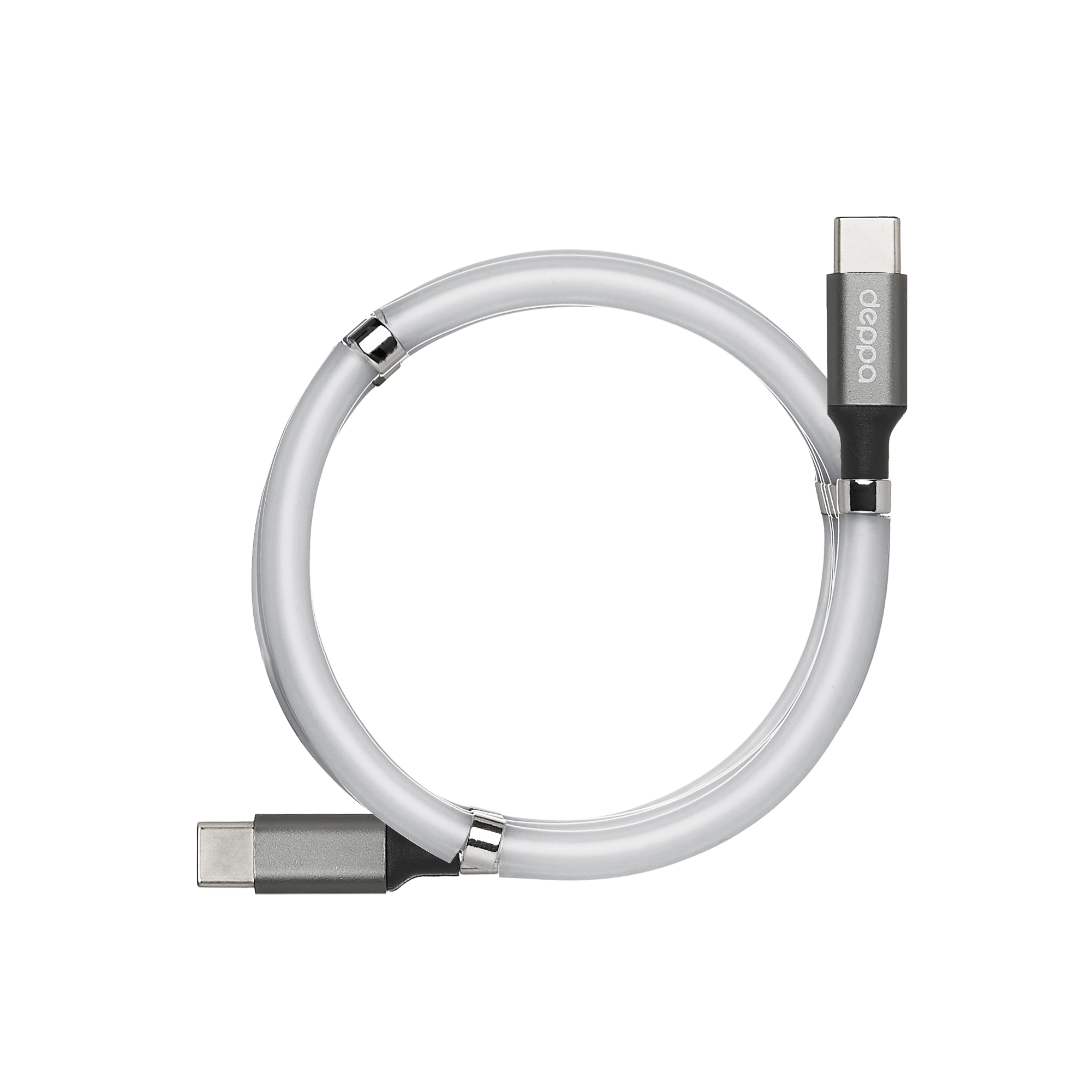 фото Кабель deppa 2.0 usb-c 1,5м grey (72321)