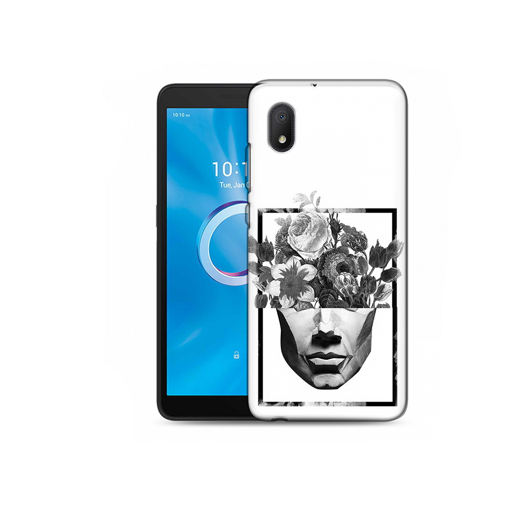 

Чехол MyPads Tocco для Alcatel 1B 5002H черно белая ваза в абстракции (PT227135.663.678), Tocco