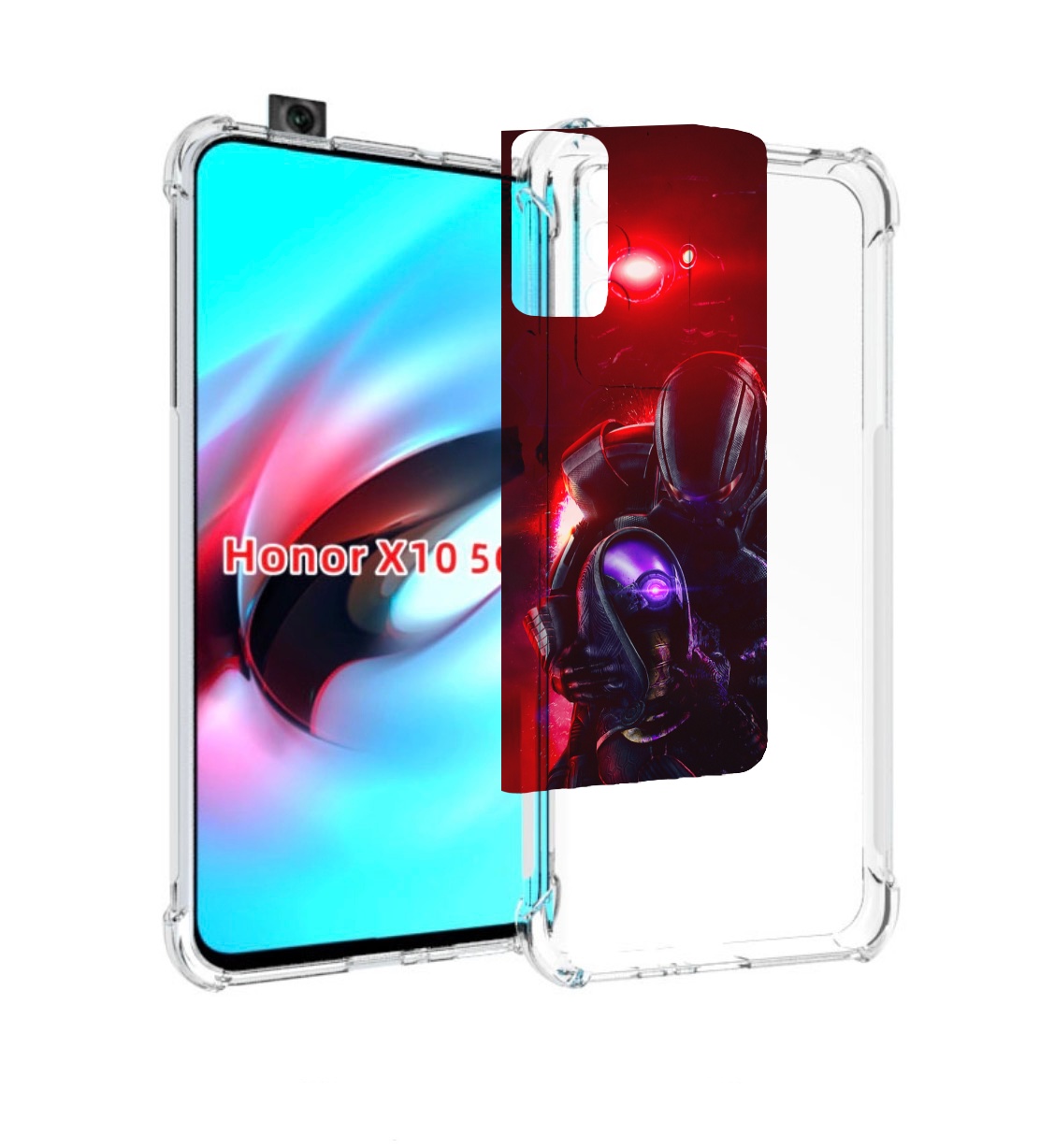 

Чехол MyPads Mass Effect для Honor X10, Прозрачный, Tocco