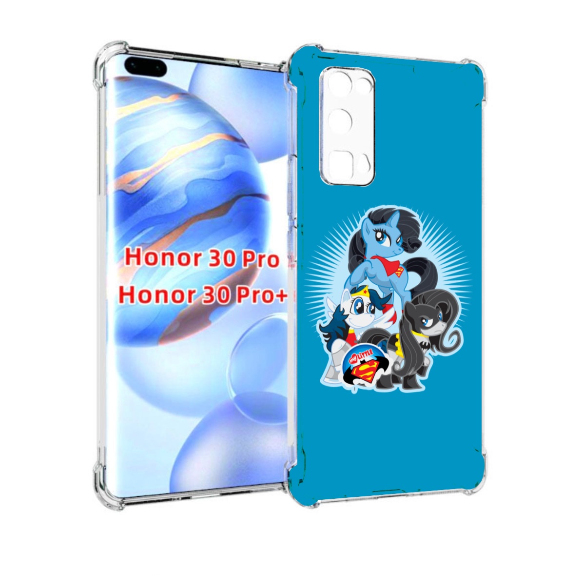 

Чехол бампер MyPads Пони-литл для Honor 30 Pro, Прозрачный, Tocco
