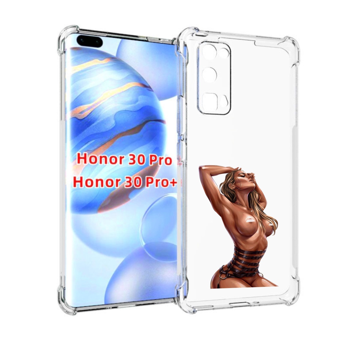 

Чехол бампер MyPads Портупея денский для Honor 30 Pro Honor, Прозрачный, Tocco