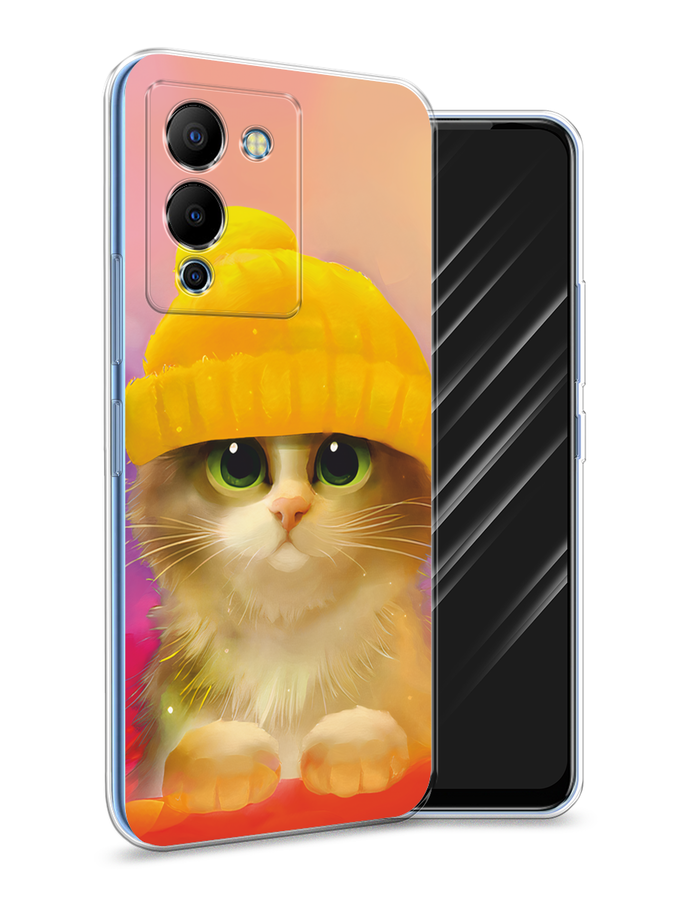 

Чехол Awog на Infinix Note 12 G96 "Котенок в желтой шапке", Разноцветный, 3101550-2