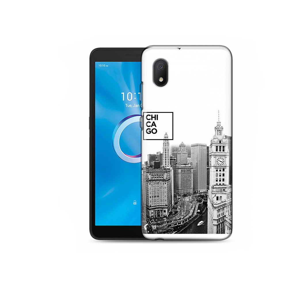

Чехол MyPads Tocco для Alcatel 1B 5002H черно белый чикаго (PT227135.663.689), Tocco