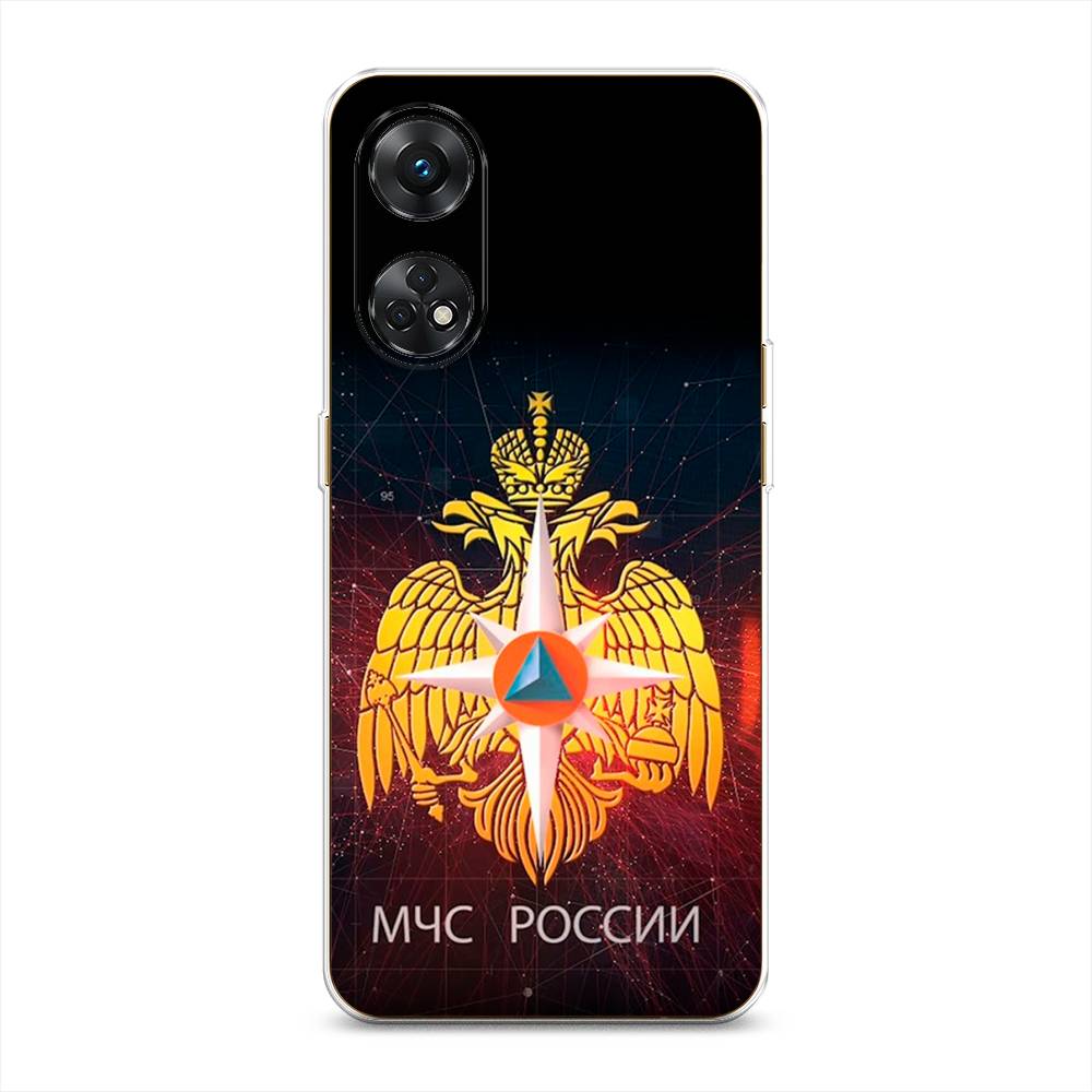 

Чехол Awog на Oppo Reno 8T 4G "МЧС России", Черный;желтый;красный, 2513250-5