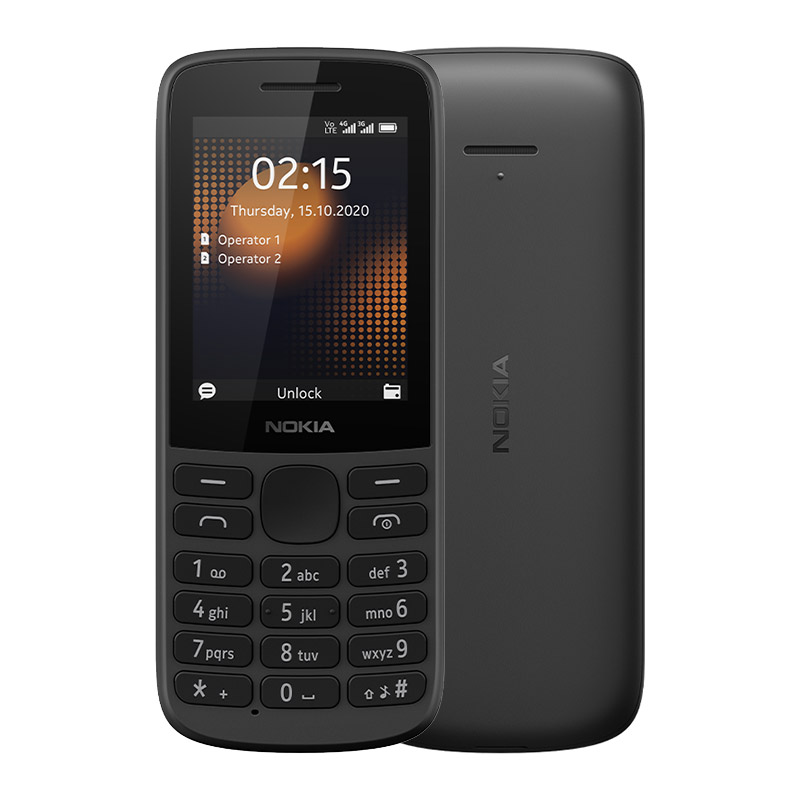 фото Мобильный телефон nokia 215 4g ds black (ta-1272)