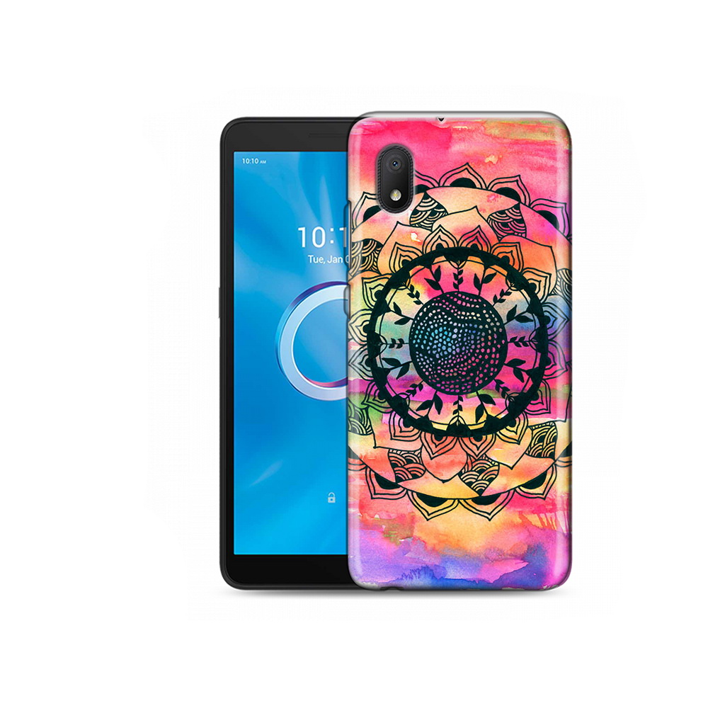 

Чехол MyPads Tocco для Alcatel 1B 5002H яркая абстракция круглый цветок (PT227135.663.704), Tocco