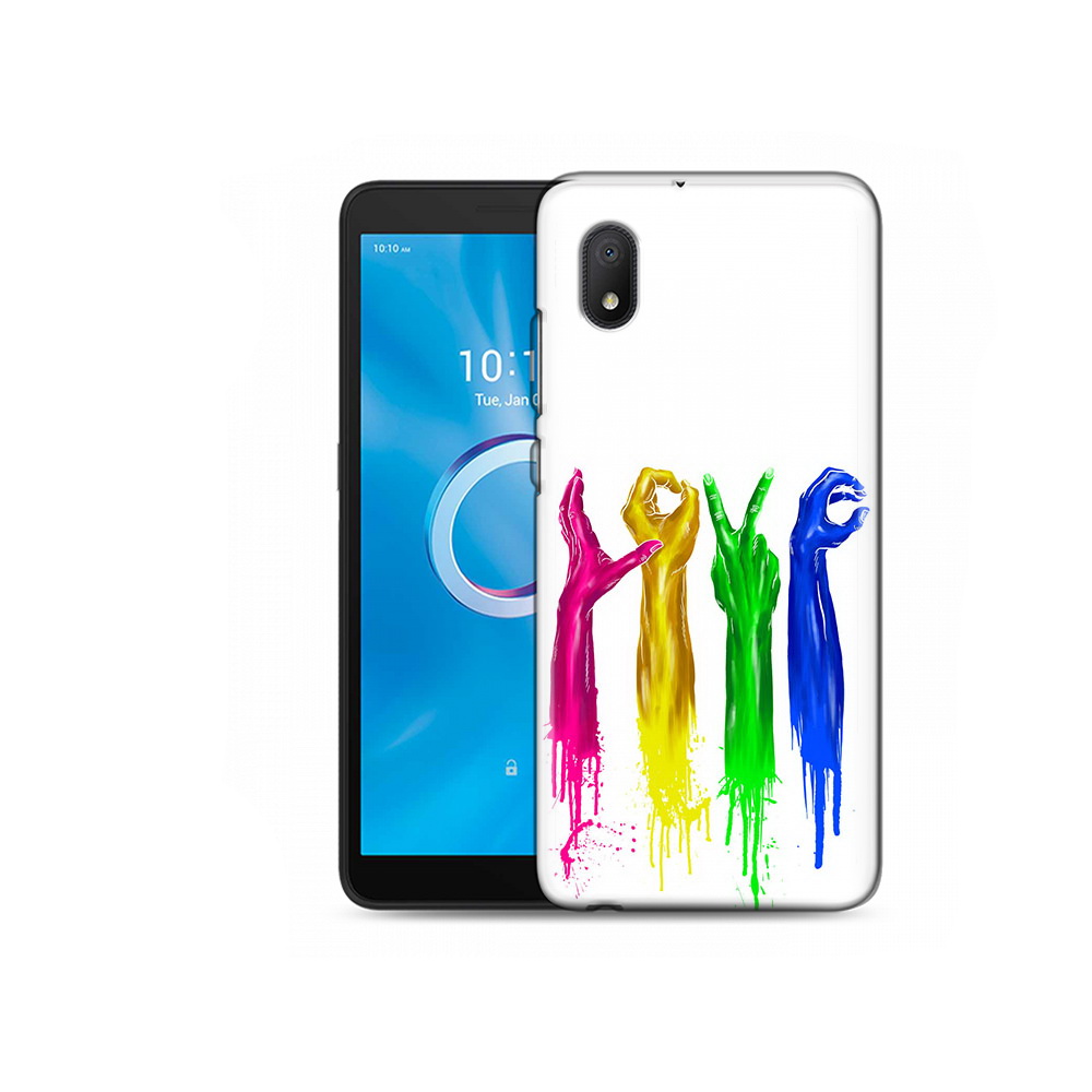 

Чехол MyPads Tocco для Alcatel 1B 5002H яркие руки love (PT227135.663.707), Tocco