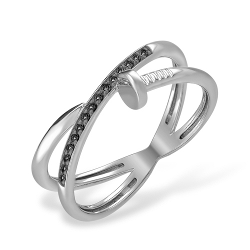 

Кольцо из серебра р. 16 ЯХОНТ Золотой 256069, фианит, 256069