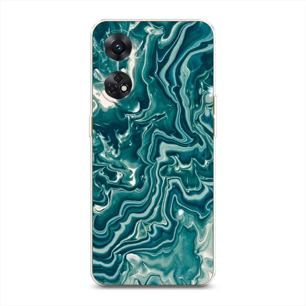 

Чехол Awog на Oppo Reno 8T 4G "Минералы 4", Голубой, 2513250-3