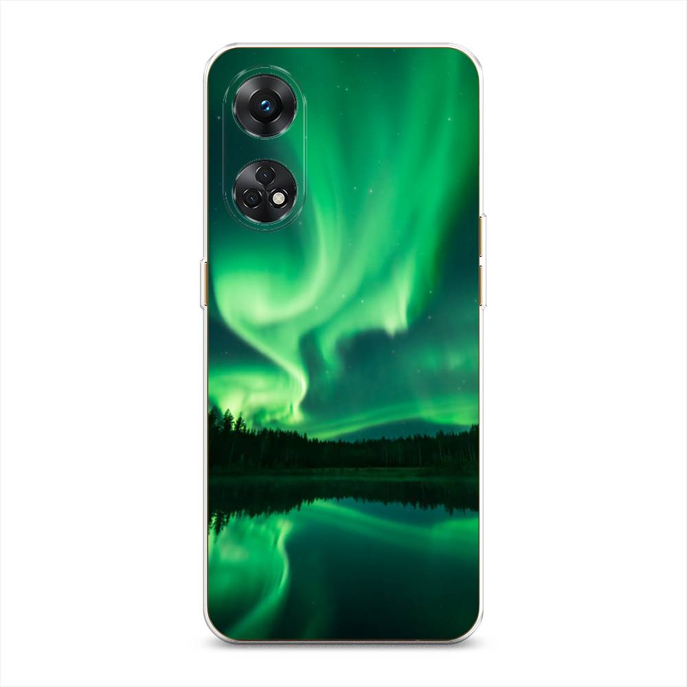 

Чехол Awog на Oppo Reno 8T 4G "Ночные пейзажи 7", Зеленый;черный, 2513250-4