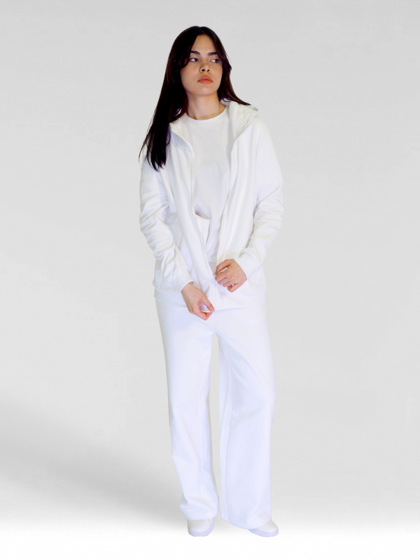 

Костюм женский nathan anderson Hoodie Palazo белый S, Hoodie Palazo