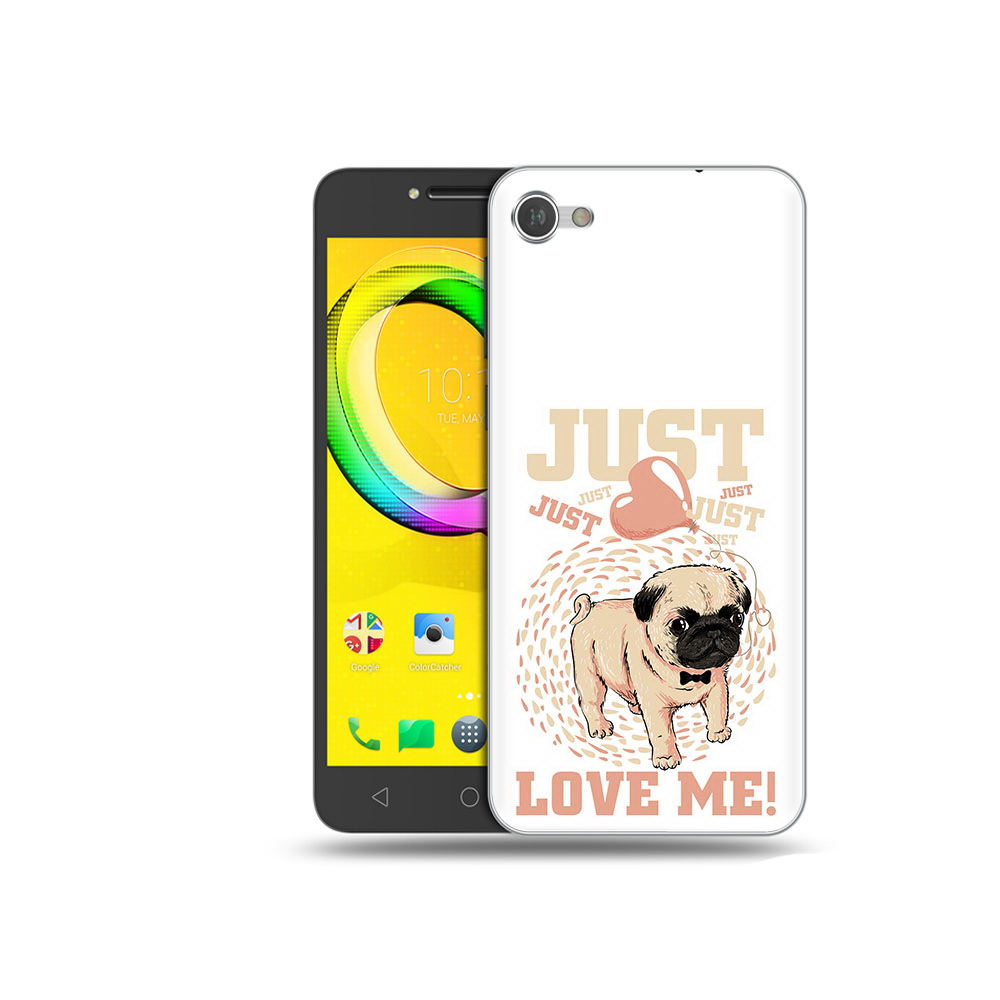 

Чехол MyPads Tocco для Alcatel A5 Люби меня (PT67387.664.109), Прозрачный, Tocco