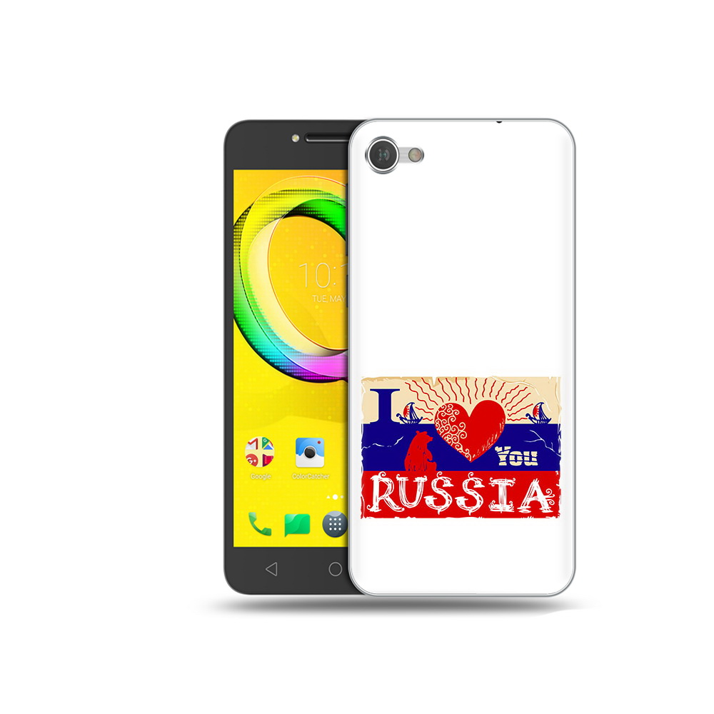 

Чехол MyPads Tocco для Alcatel A5 Люблю Россию (PT67387.664.112), Прозрачный, Tocco