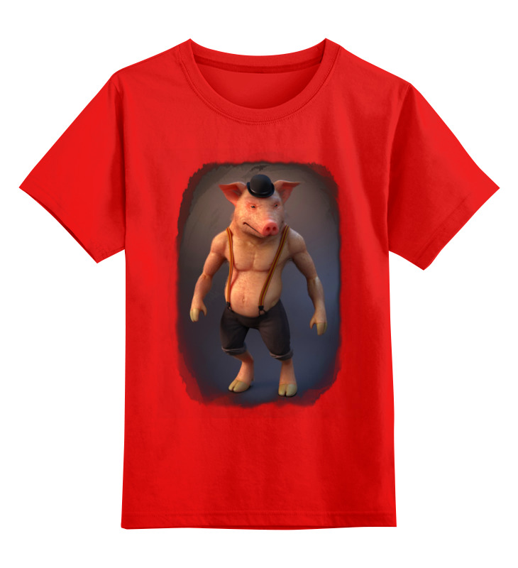 

Детская футболка Printio Брутальный хряк цв.красный р.128, 0000002639605