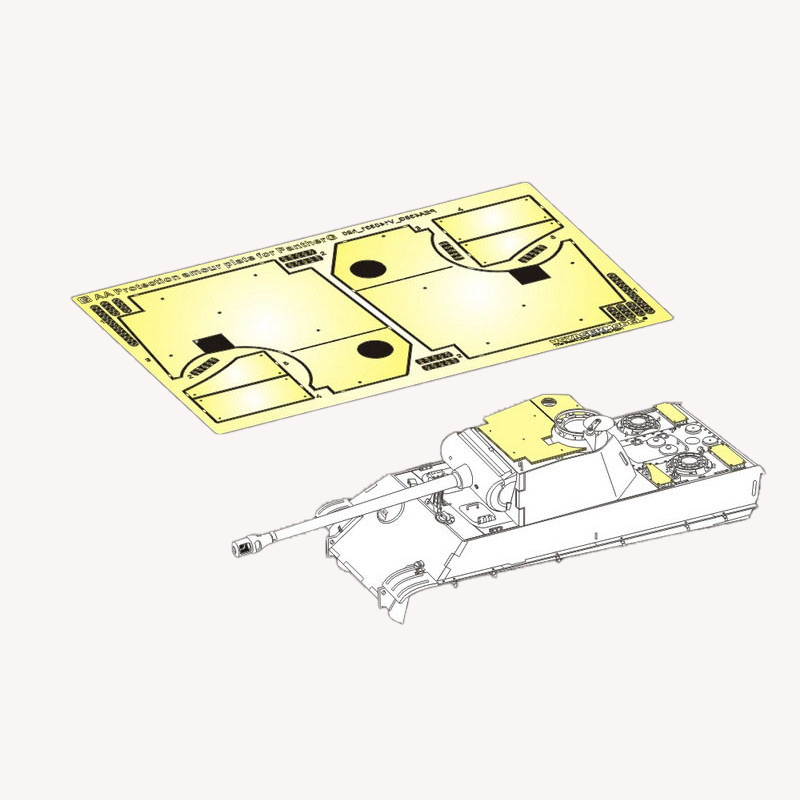 Защитная броня Voyager Model 1/35 для Panther A/G Pz Rgt 26 для Takom PEA438