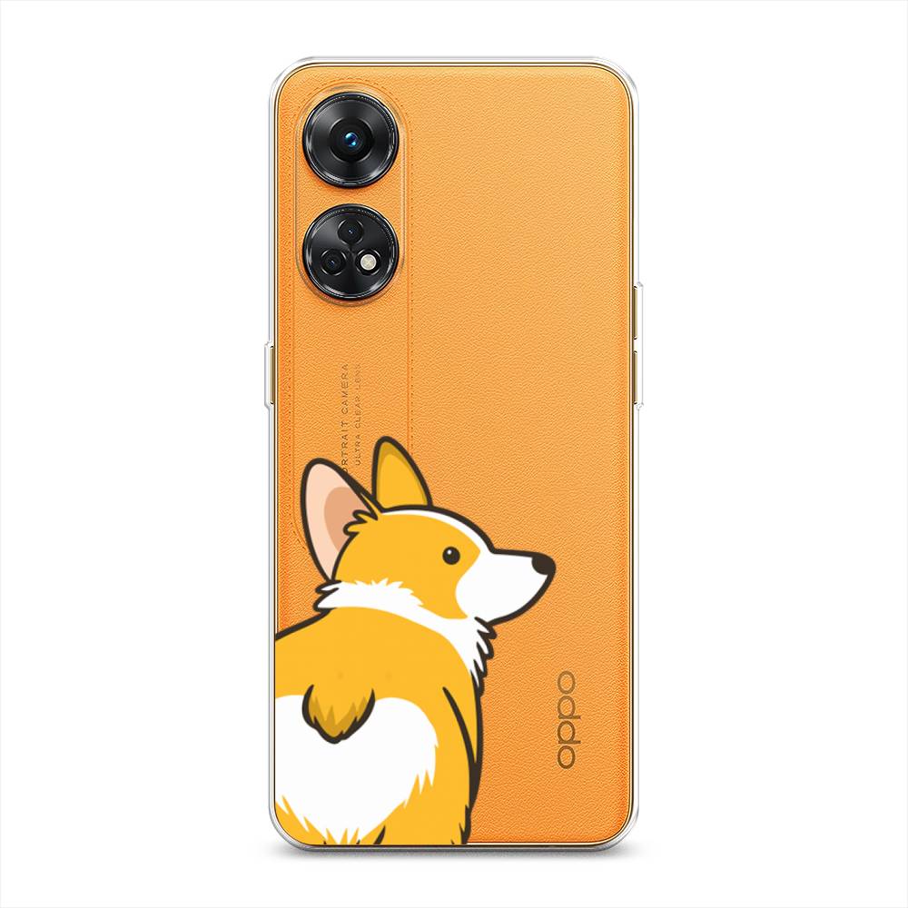 

Чехол Awog на Oppo Reno 8T 4G "Корги следуй за мной", Желтый;бежевый;белый, 2513250-2