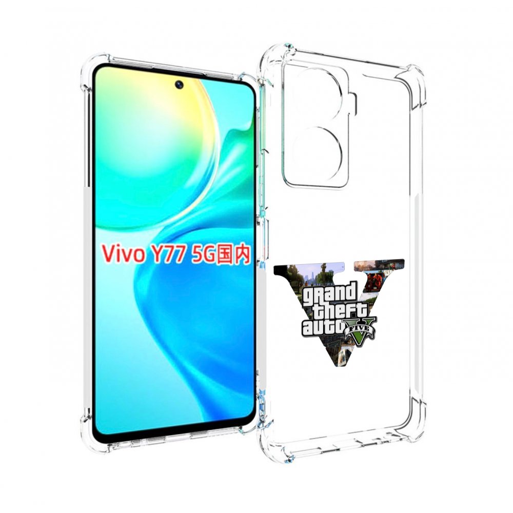 

Чехол MyPads GTA 5 логотип для Vivo Y77 5G, Прозрачный, Tocco