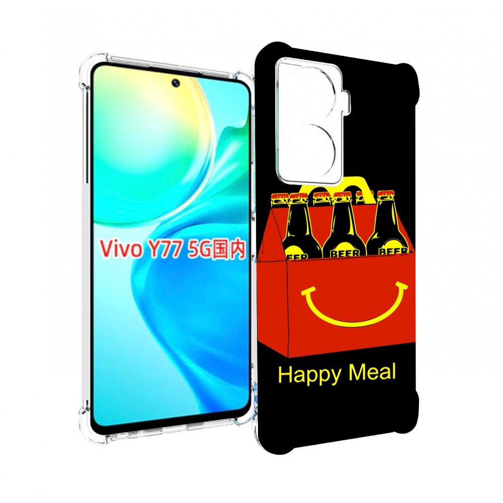 

Чехол MyPads Happy Meal для Vivo Y77 5G, Прозрачный, Tocco