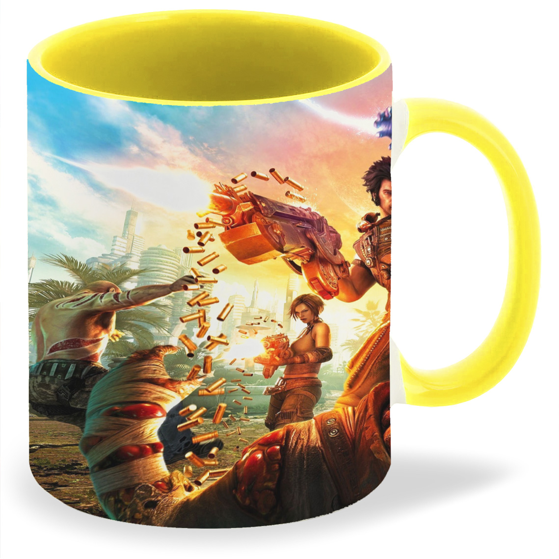 

Кружка CoolPodarok bulletstorm Битва Пинает монстра Гильзы