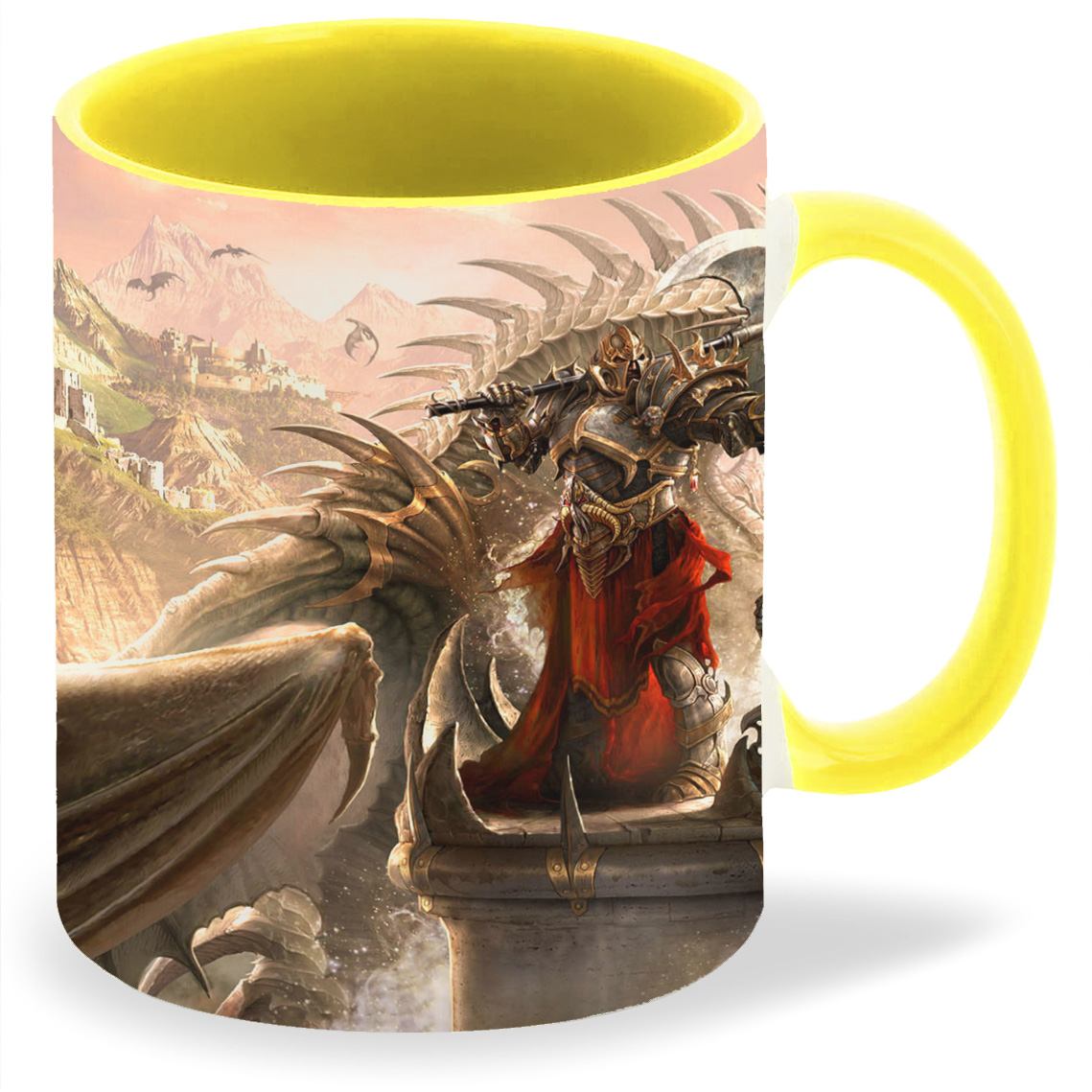 

Кружка CoolPodarok dragon eternity Дракон Рыцарь с секирой