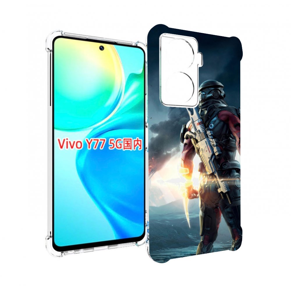 

Чехол Mypads Mass Effect Andromeda Ryder Для Vivo Y77 5G, Прозрачный, Tocco