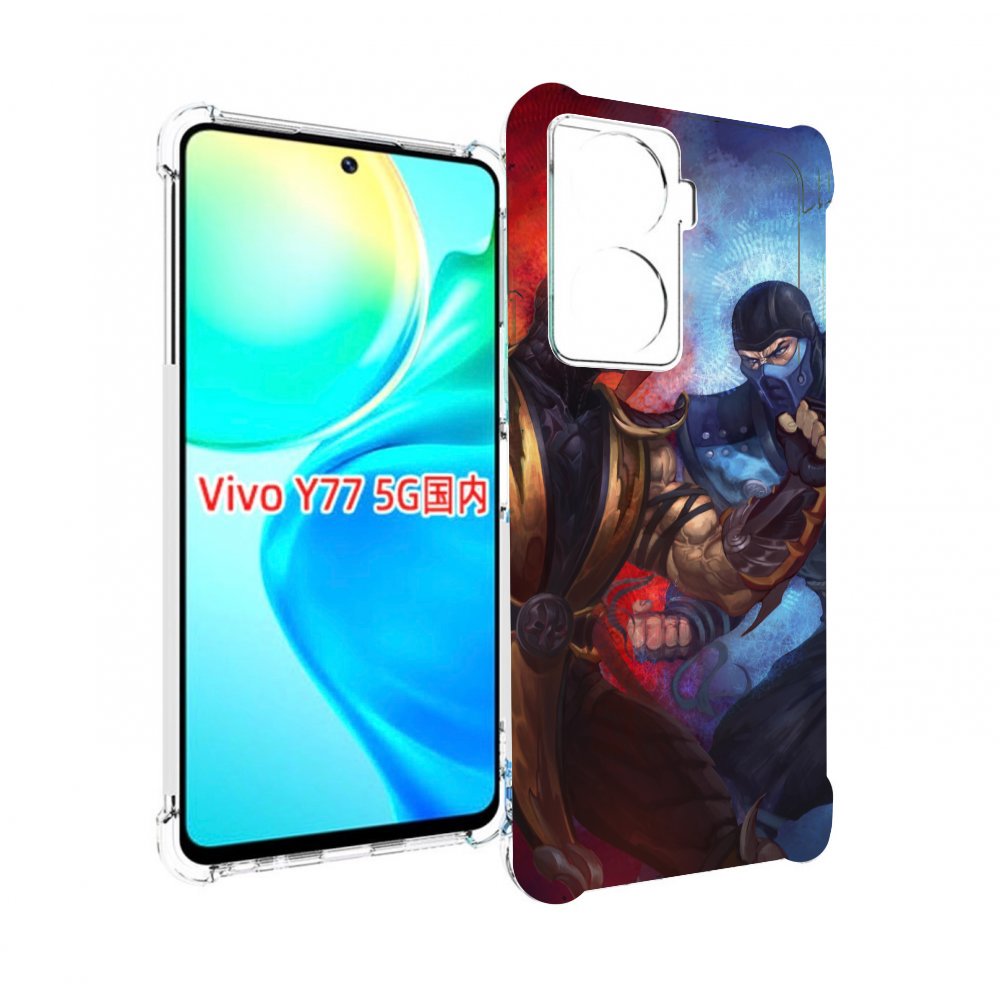 

Чехол MyPads Mortal Kombat art для Vivo Y77 5G, Прозрачный, Tocco