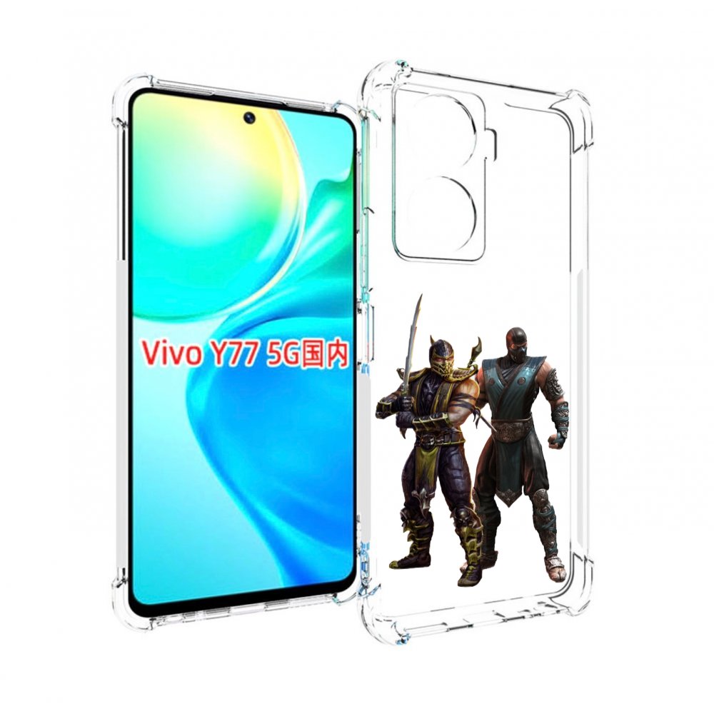 

Чехол MyPads Mortal-Kombat-1 для Vivo Y77 5G, Прозрачный, Tocco