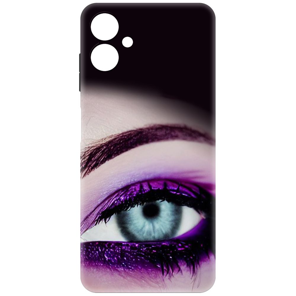 

Чехол-накладка Krutoff Soft Case Взгляд для Samsung Galaxy A06 (A065) черный