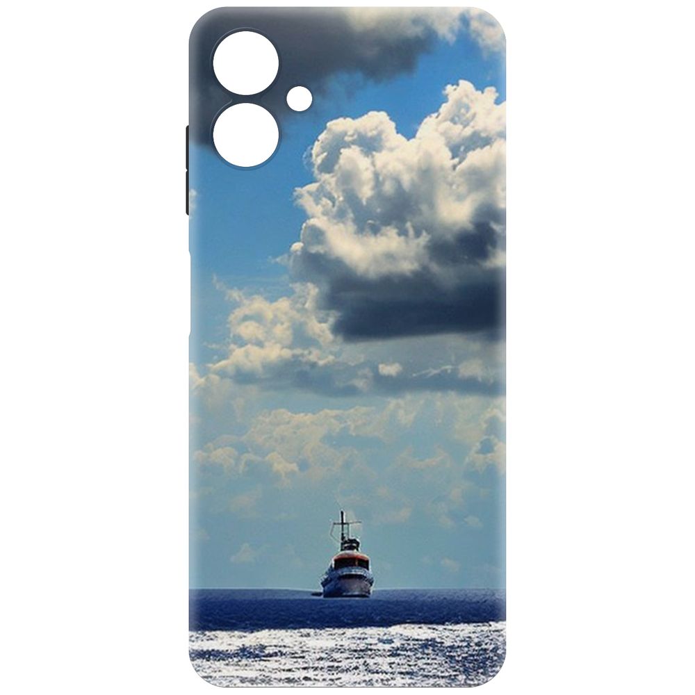 

Чехол-накладка Krutoff Soft Case Море для Samsung Galaxy A06 (A065) черный