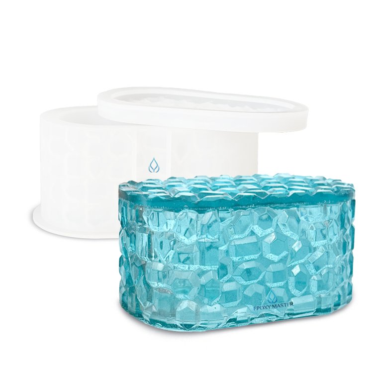 

Силиконовый молд Epoxy Master Шкатулка №6, 15x8,5 см, Белый