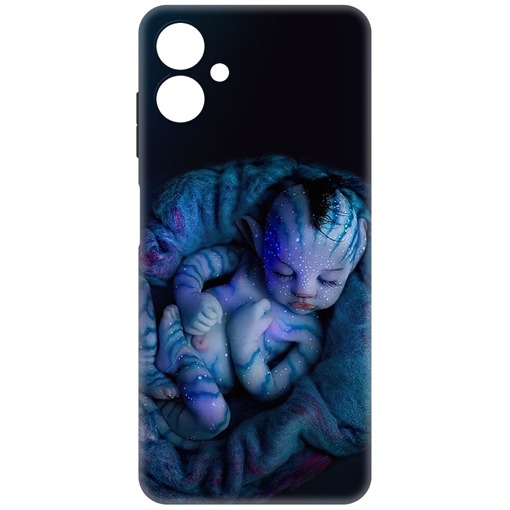 

Чехол-накладка Krutoff Soft Case Аватар - Малышка для Samsung Galaxy A06 (A065) черный