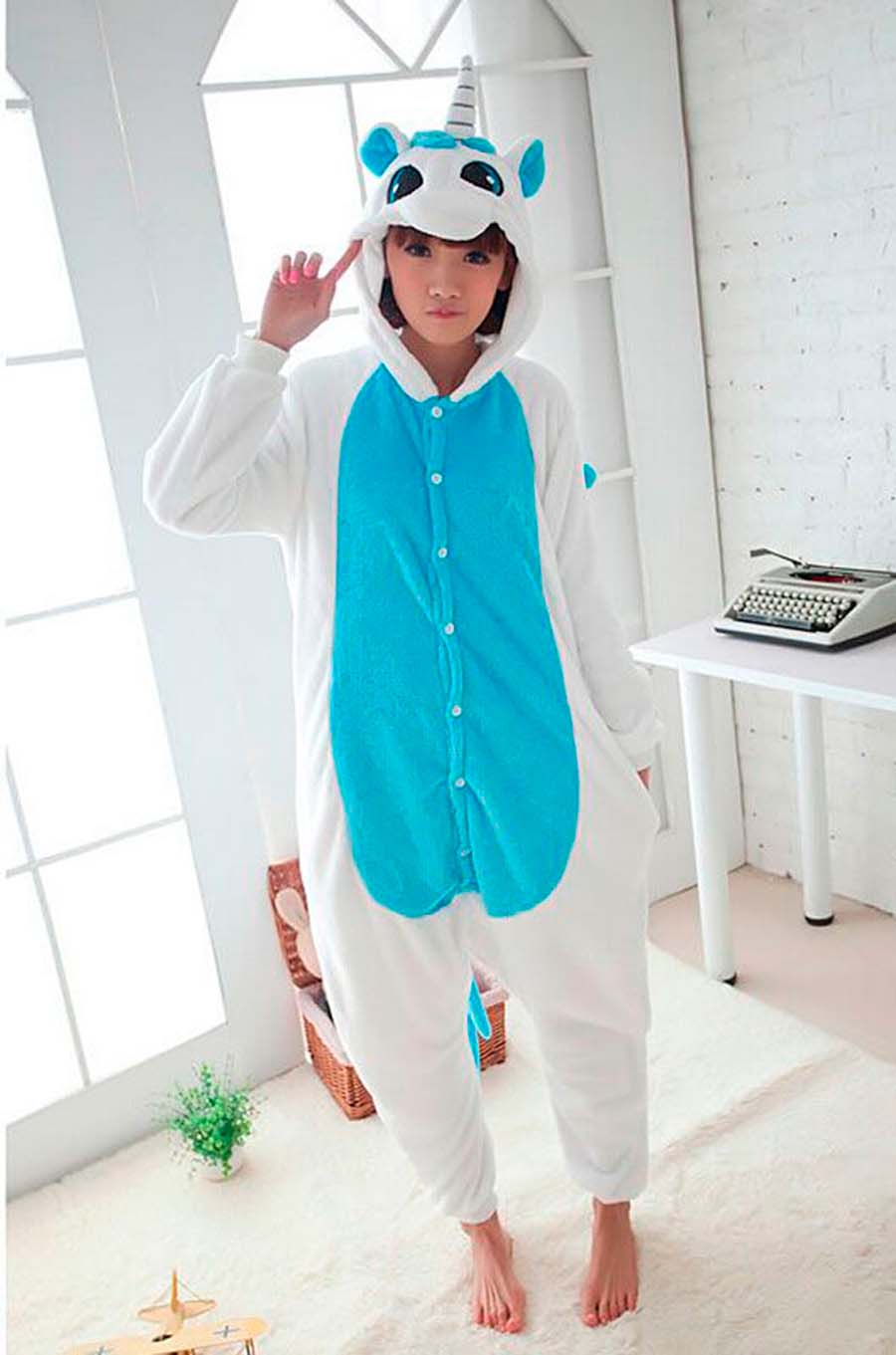 

Кигуруми женский NoBrand 10282-20 белый M, 10282-20