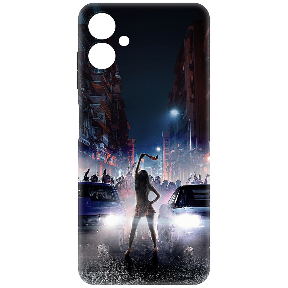 

Чехол-накладка Krutoff Soft Case Форсаж. Стритрейсинг для Samsung Galaxy A06 (A065) черный