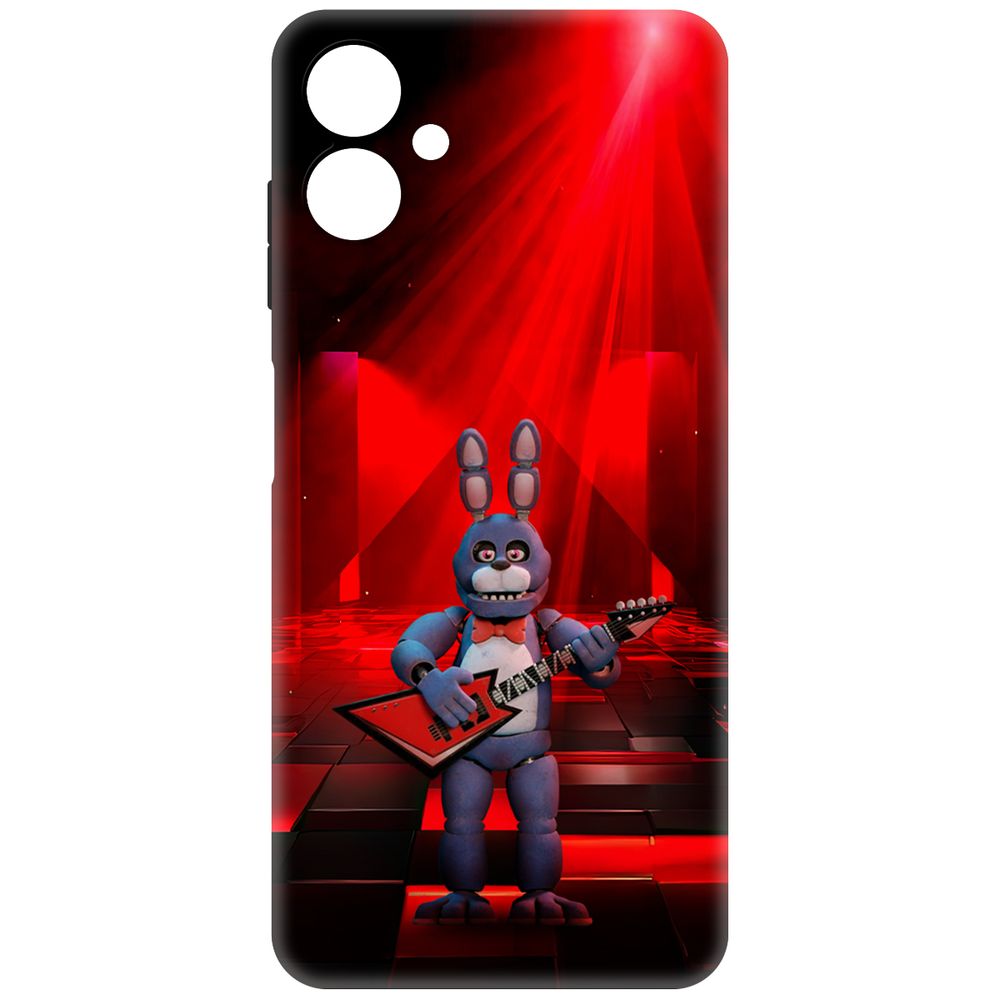 

Чехол-накладка Krutoff Soft Case ФНАФ - Бонни с гитарой для Samsung Galaxy A06 (A065), Черный