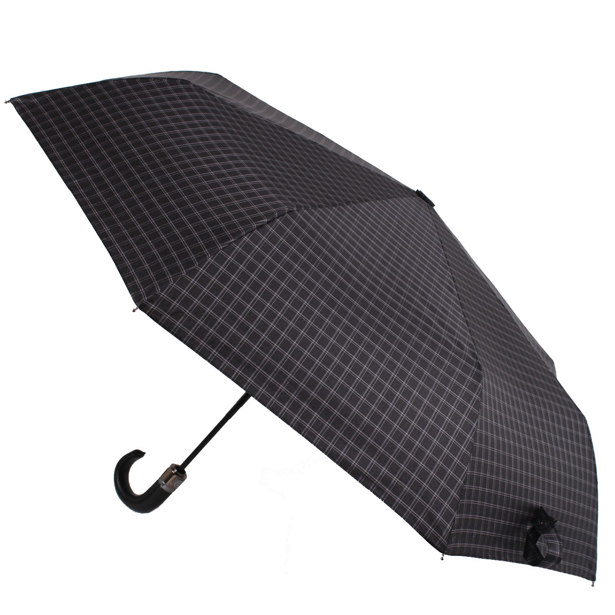 Зонт складной мужской автоматический Flioraj 3100202 FJ черный
