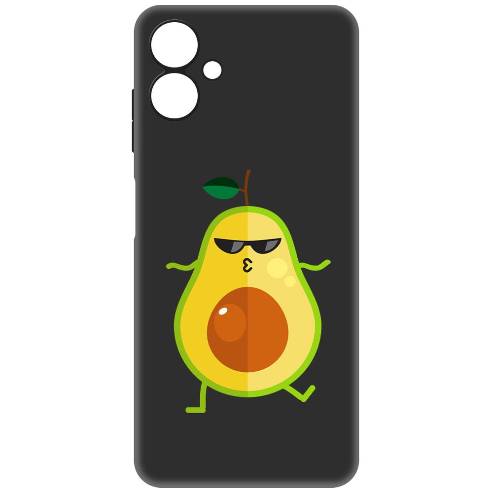 

Чехол-накладка Krutoff Soft Case Авокадо Стильный для Samsung Galaxy A06 (A065) черный