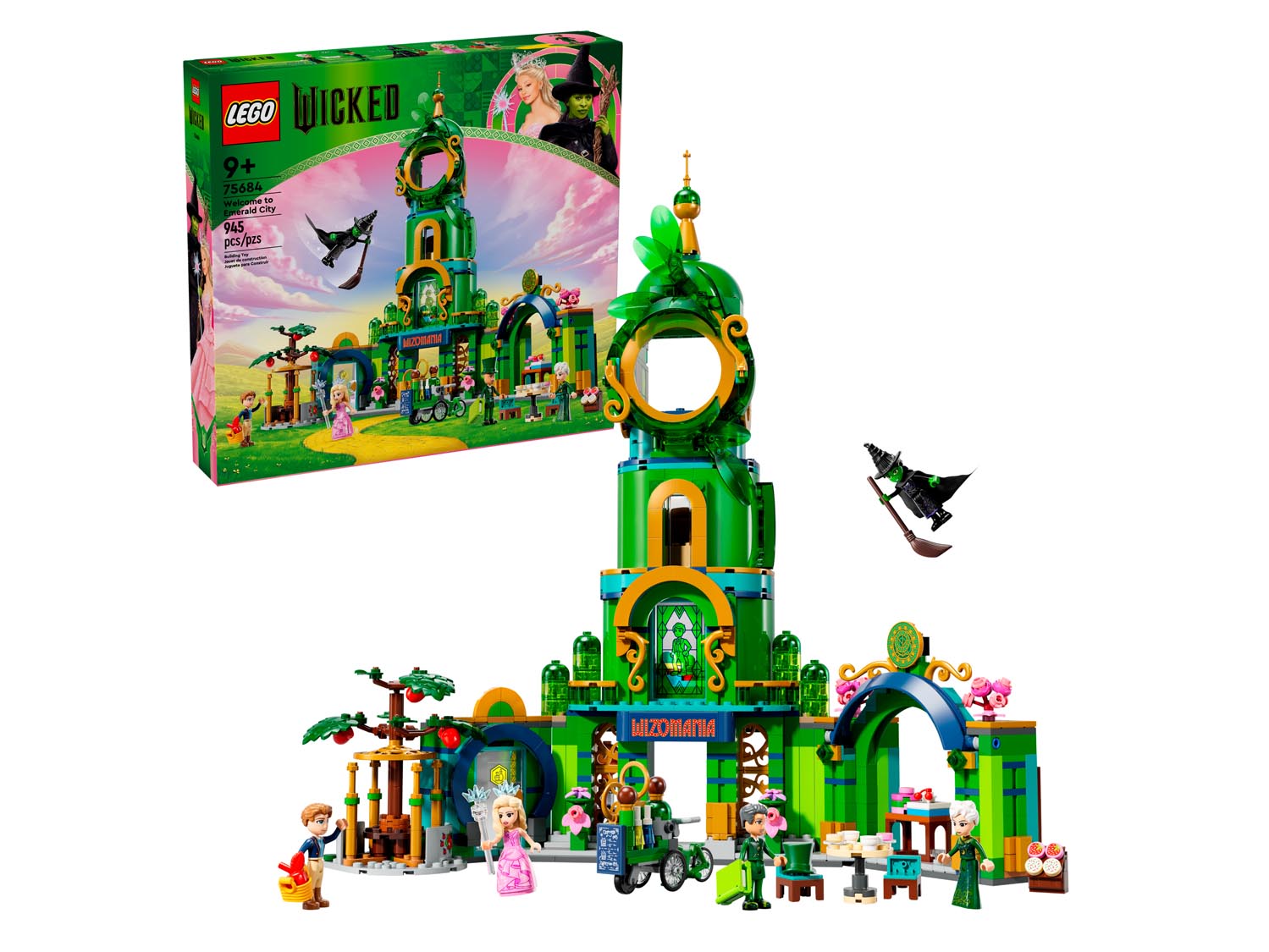 

Конструктор Lego Wicked Изумрудный город, 945 деталей, 75684