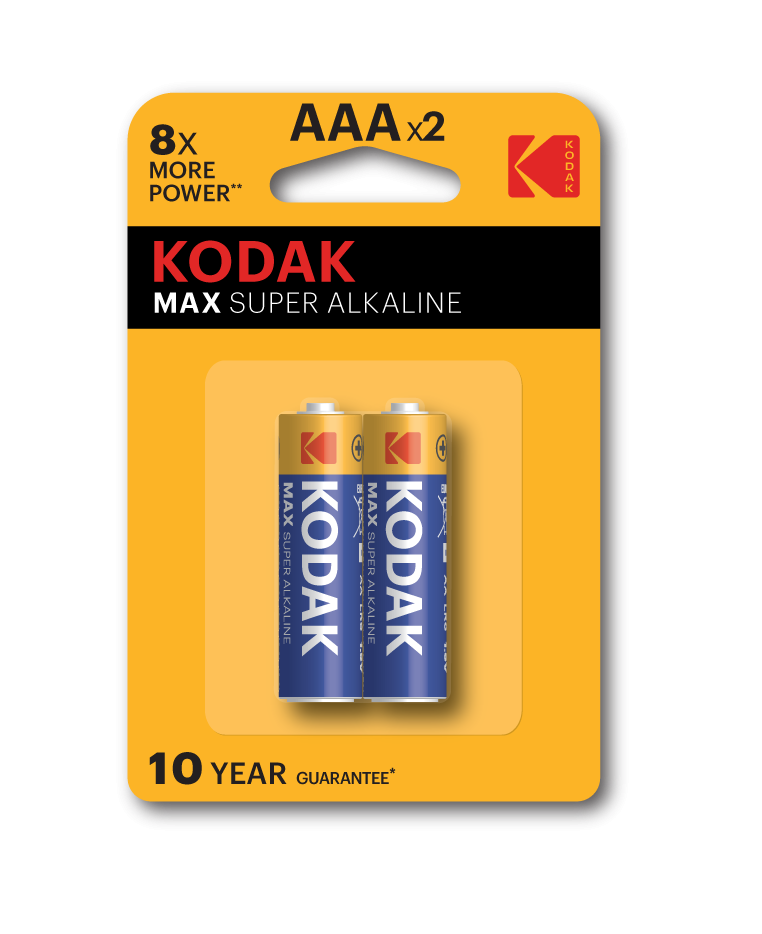 

Набор из 2 шт, Kodak MAX LR03-2BL [K3A-2 ] (20/100/19800)