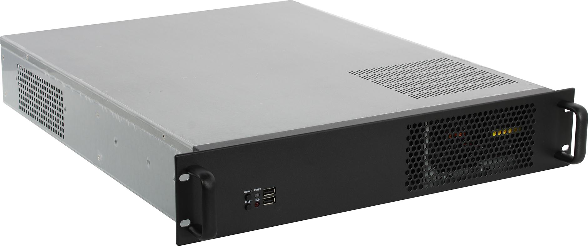 Корпус компьютерный ExeGate 2U550-08 700 вт серый, черный (EX284975RUS)