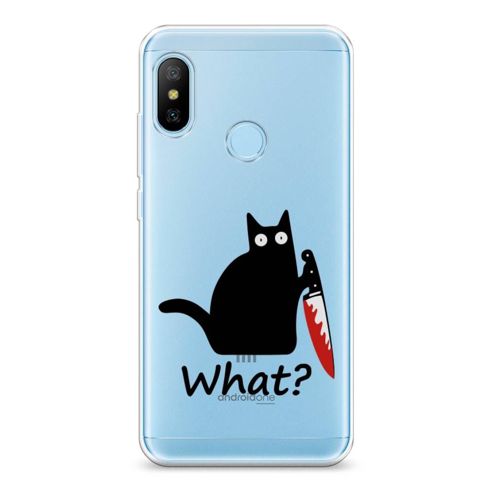 фото Чехол на xiaomi redmi 6 plus/6 pro/a2 lite "котик в гирлянде" case place