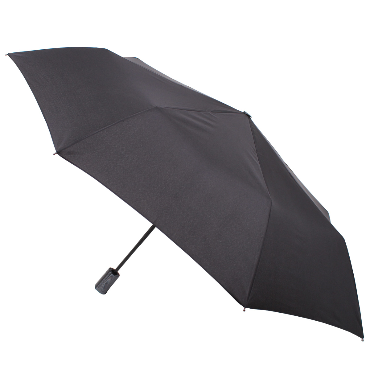 Зонт складной мужской автоматический Flioraj 31001 FJ черный