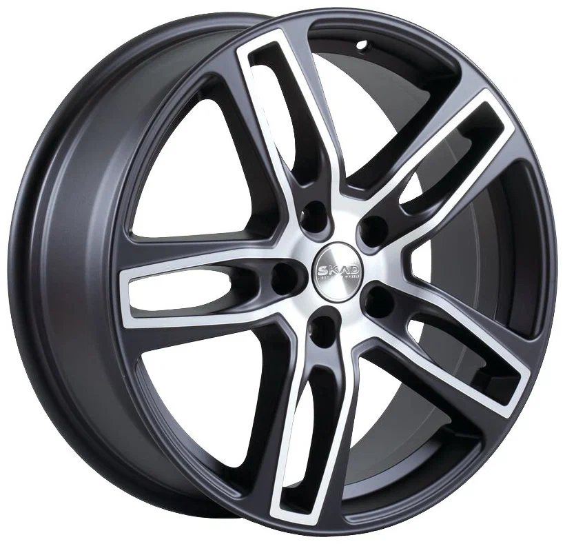 

Диск 7x18/5x114,3 ET38 D67,1 Женева (КЛ224) Алмаз (M12), Черный